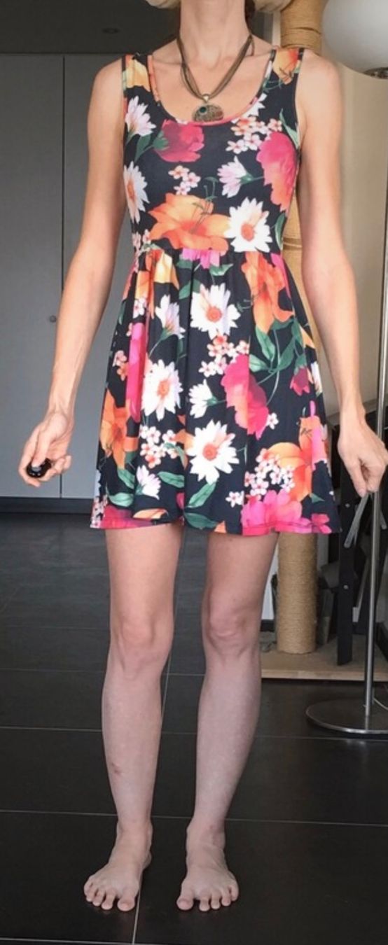 Vestiti: Robe sans manches à fleurs Atmosphere taille 34 bon état – Usato da Coppet venduto da Vanessamode 3