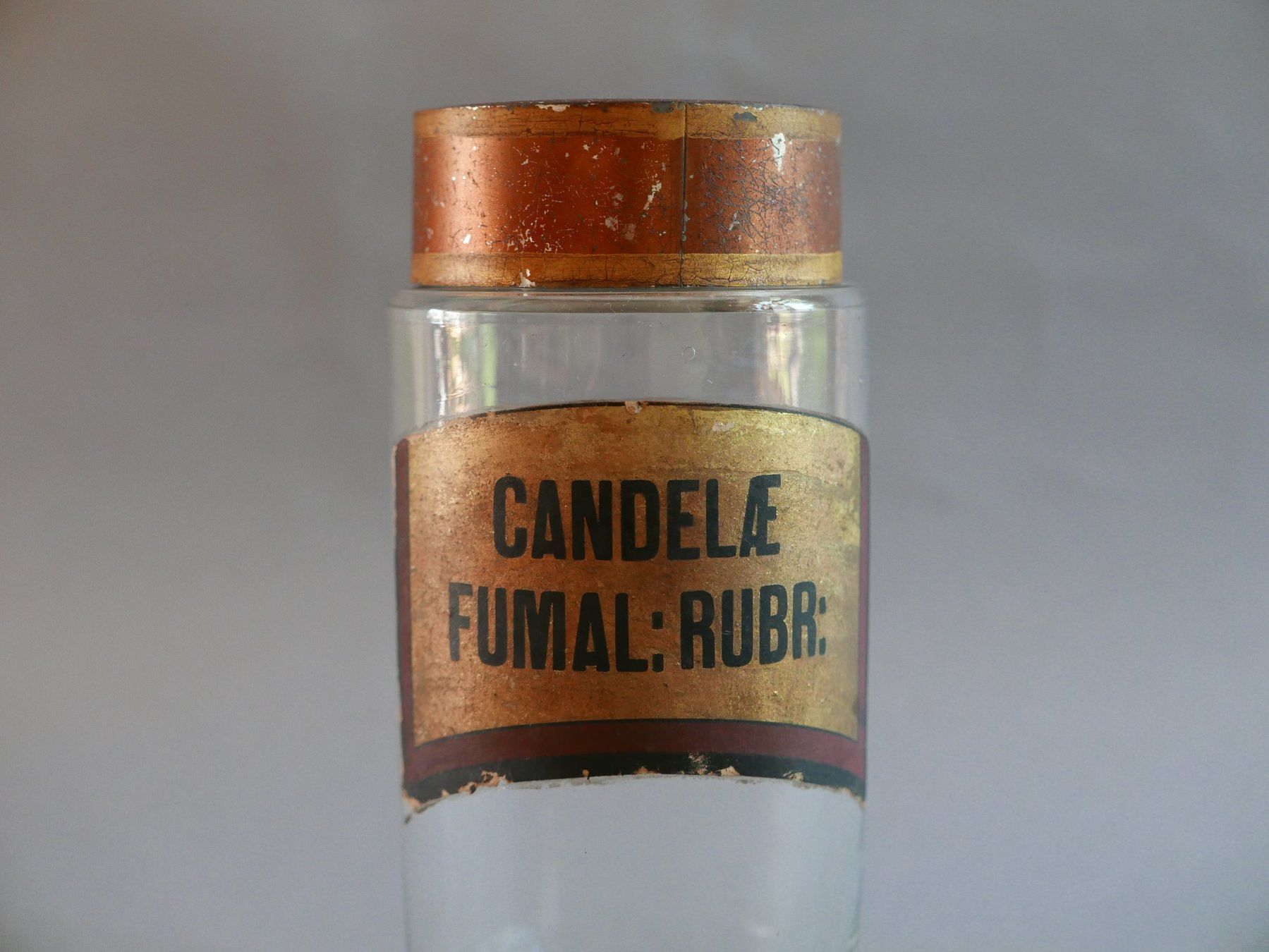 Bicchieri: ANTIKE APOTHEKER-DOSEN GLAS 19. JH. – Usato da Balgach venduto da Zwischenraum 5
