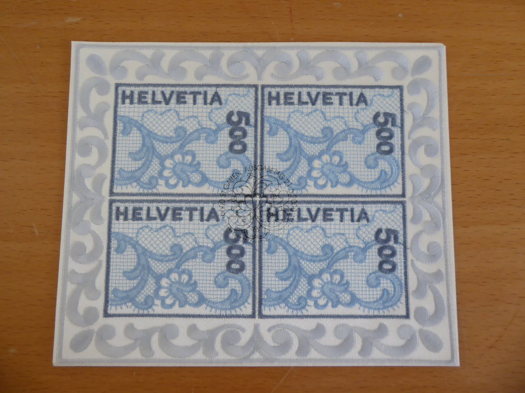 Tous les timbres: Stickereiblock – D'occasion à Rothrist par swisstools
