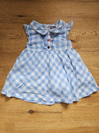 Süsses Kanz Sommerkleid im Vichy-Karo-Design, Grösse 86