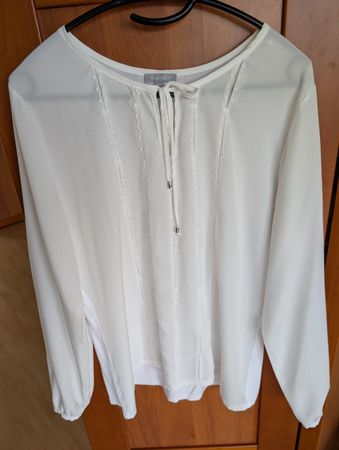 Maddison Damen Bluse, Gr. 42, weiss