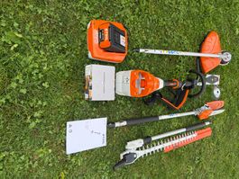 Neue Akku STIHL KMA 135 R,Kombigerät mit viele Zubehör