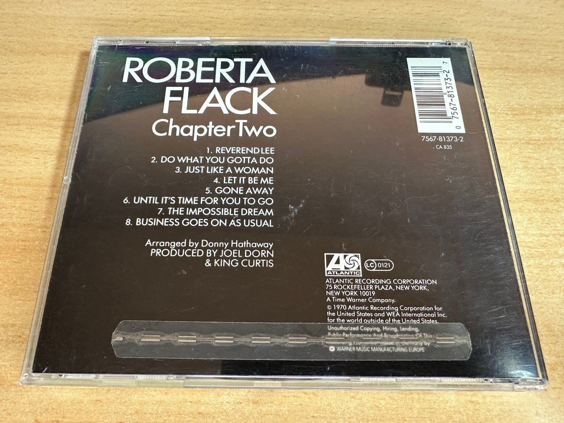 CD: B7 Roberta Flack – Chapter Two – Usato da Rikon im Tösstal venduto da Alpenmutz 1