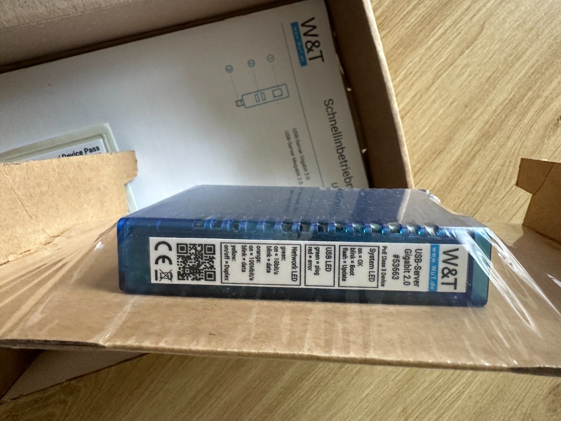 Western Digital Server: W&T USB-Server Gigabit 53663 2.0 – Nuovo e nell'imballaggio originale da Zürich venduto da Odeono 2