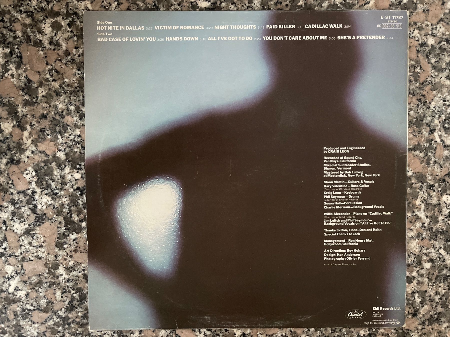 Dischi in vinile: S1816/Moon Martin - Shots From A Cold Nightmare – Usato da Frutigen venduto da Philippe_jsp 1