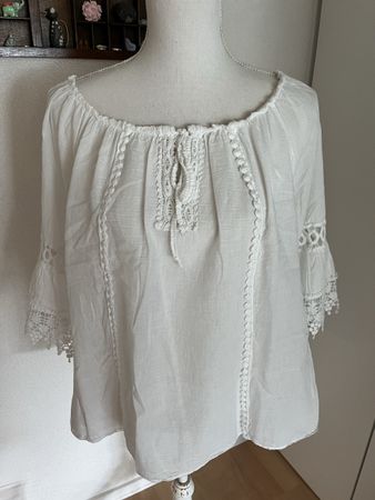 Chicoree Bluse weiss ca. L