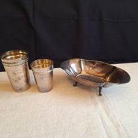 Versand möglich. Schützenbecher (1xPeka90), Schale Alpacca