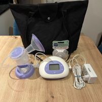 Elektrische Milchpumpe Lansinoh –kaum benutzt –Set