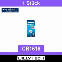 Renata CR1616 Lithium Knopfzellenbatterie - 1 Stk.