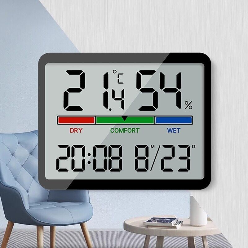 Misurare: Thermometer Wecker Digital Tischuhr mit LCD Hygrometer – Nuovo (secondo la descrizione) da Kirchdorf AG venduto da csnmclub 5