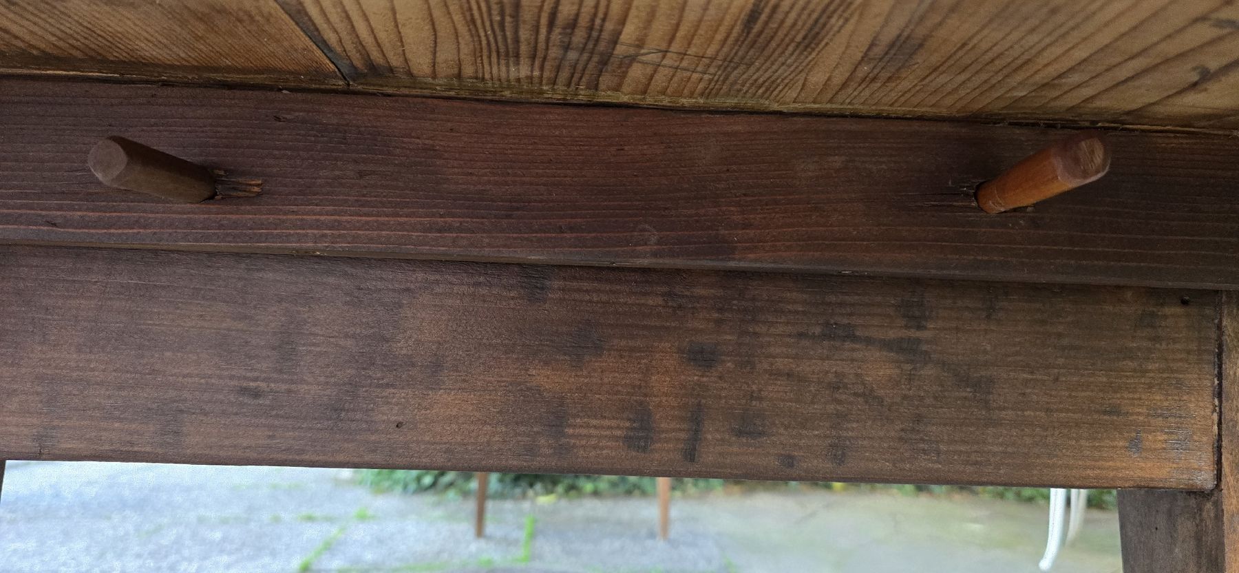 Tavoli: Holztisch,  Biedermeier Esstisch,  alter Tisch – Usato da Zürich venduto da Reni8048 4