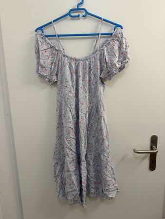 Kleid Blumenmuster leicht Grösse 38 NEU