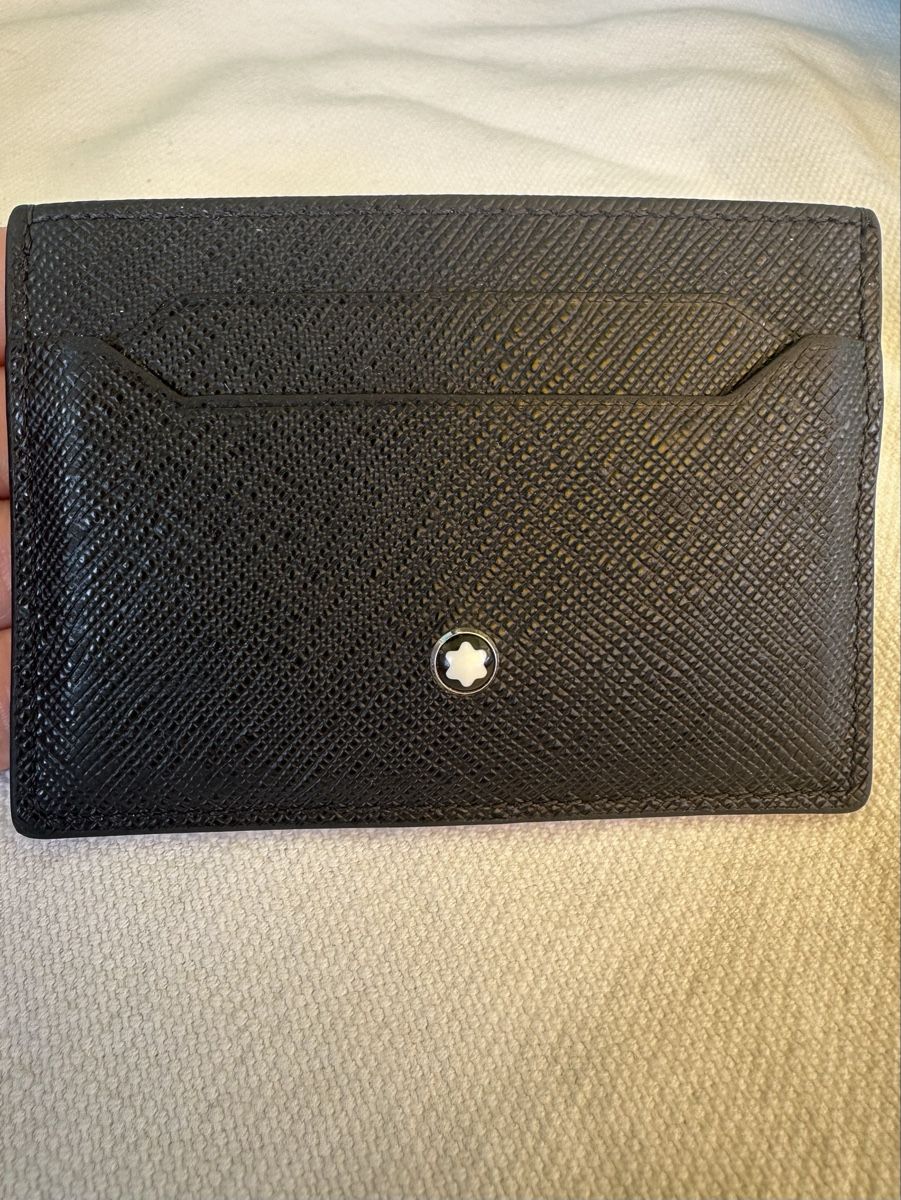 Montblanc Portefeuilles: Montblanc Kartenetui schwarz Leder  – Neuf (Voir description) à Schaffhausen par mil_5l9l 4