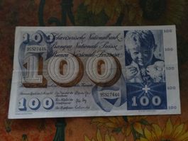 SUISSE  100  Francs  1973  (7446)  Billet