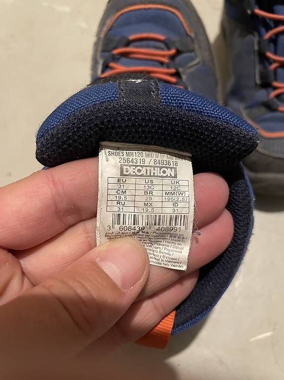 Decathlon Scarpe per ragazzi: Chaussures de marche quechua 31 – Usato da Grattavache venduto da Benterra 3