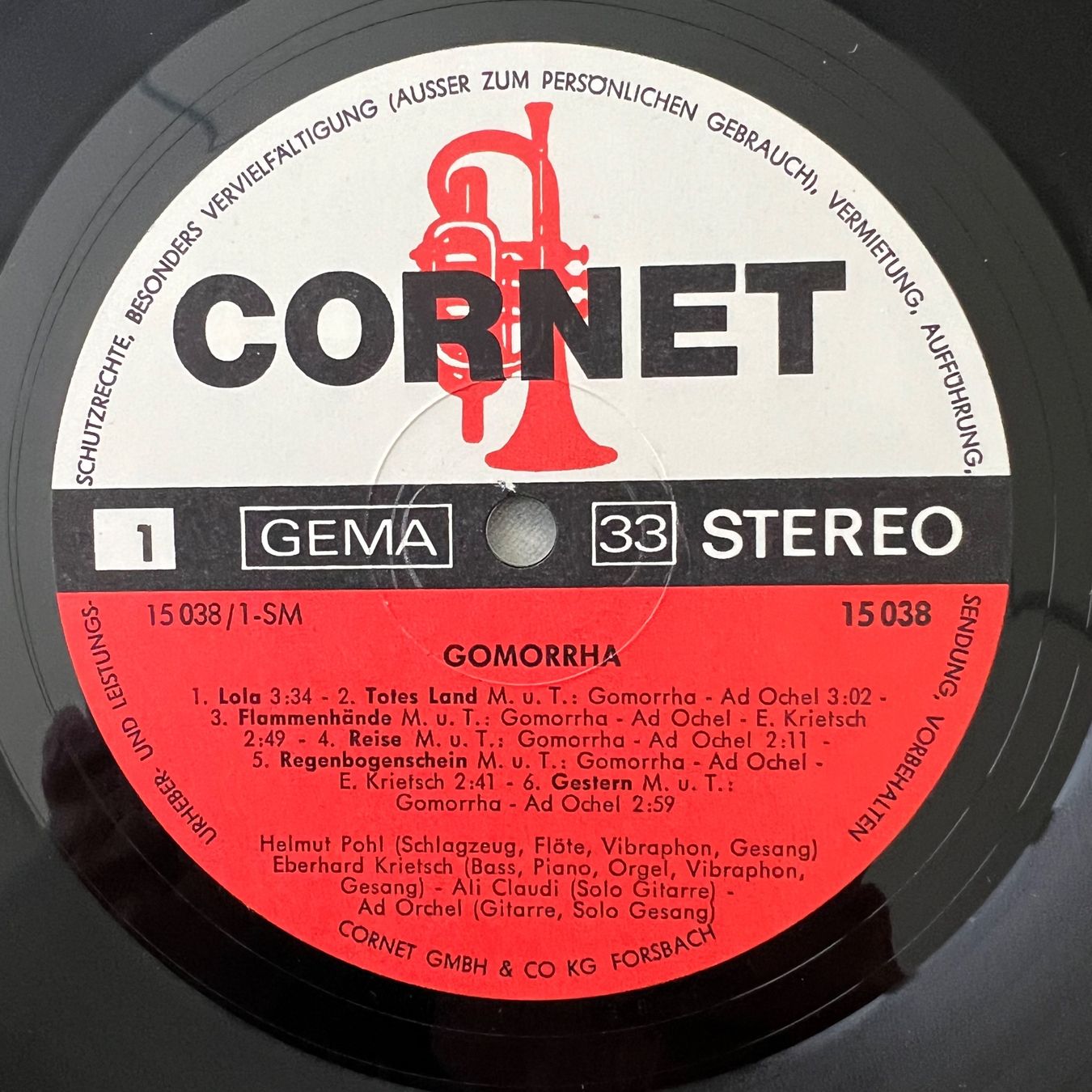 Dischi in vinile: Gomorrha - Same / 1. D-Press. 1970 - Very nivce Copy – Usato da Gais venduto da soundcave57 3