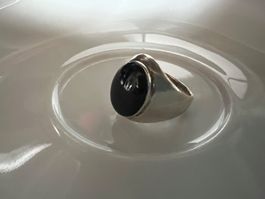 Vintage Siegelring / Herrenring massiv, 925 Sterlingsilber