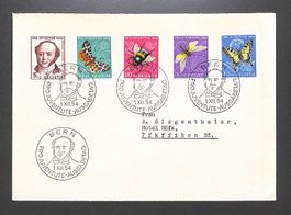 1954 FDC Pro Juventute Ersttagsbrief