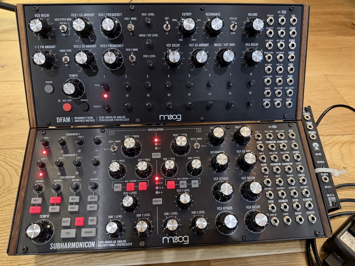 Moog Musikinstrumente: MOOG DFAM Subharmonicon and Sonoclast MAFD – Gebraucht aus Gais von Dwmilo 1
