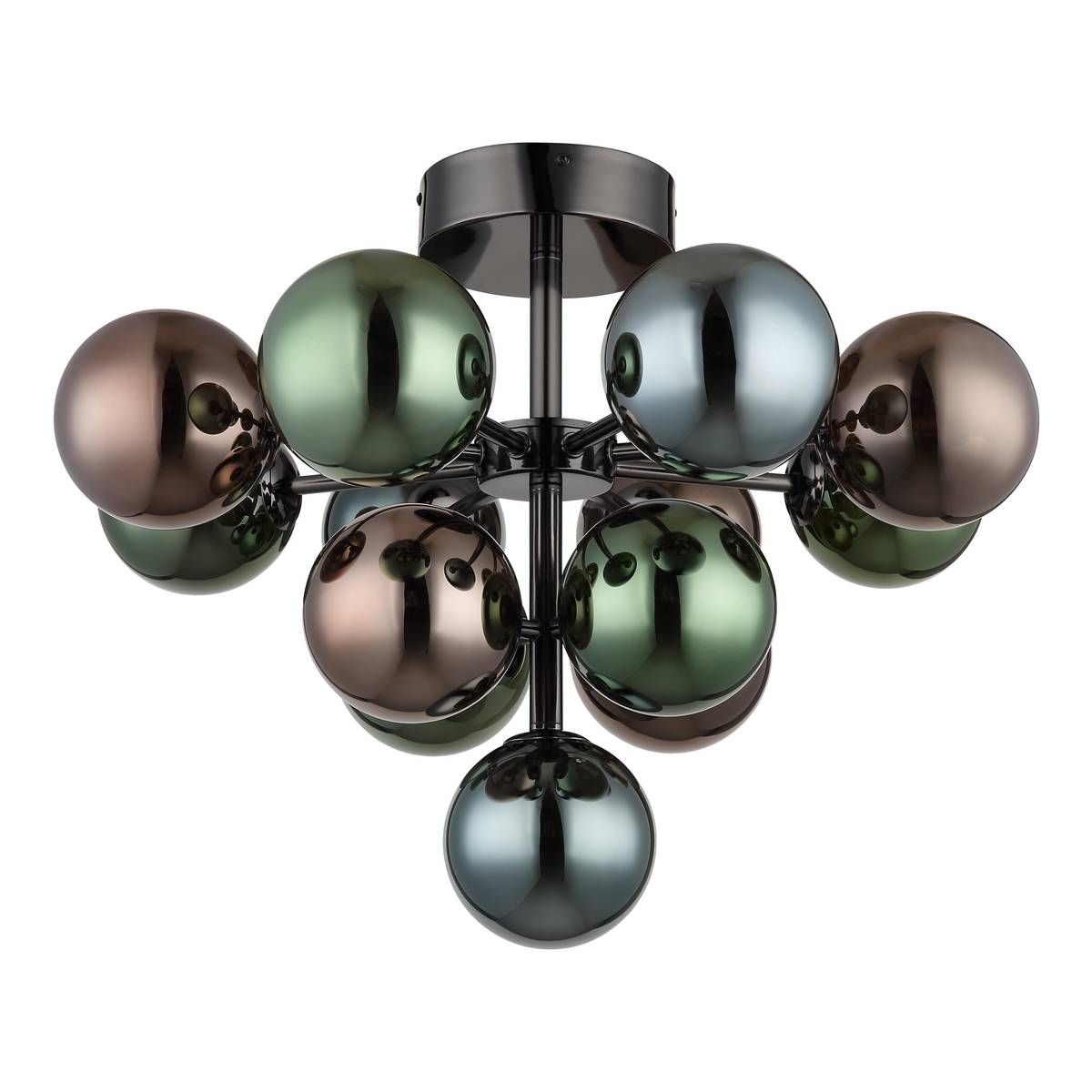 Lampadari & plafoniere: Deckenleuchte, Glaskugeln, Bunt, 56 cm Ø – Nuovo (secondo la descrizione) da Kreuzlingen venduto da Smart-Light 2