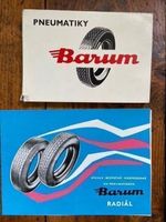 BARUM Pneu Prospekt-Konvolut von 1969 / 1970 Gottwaldov ČSSR