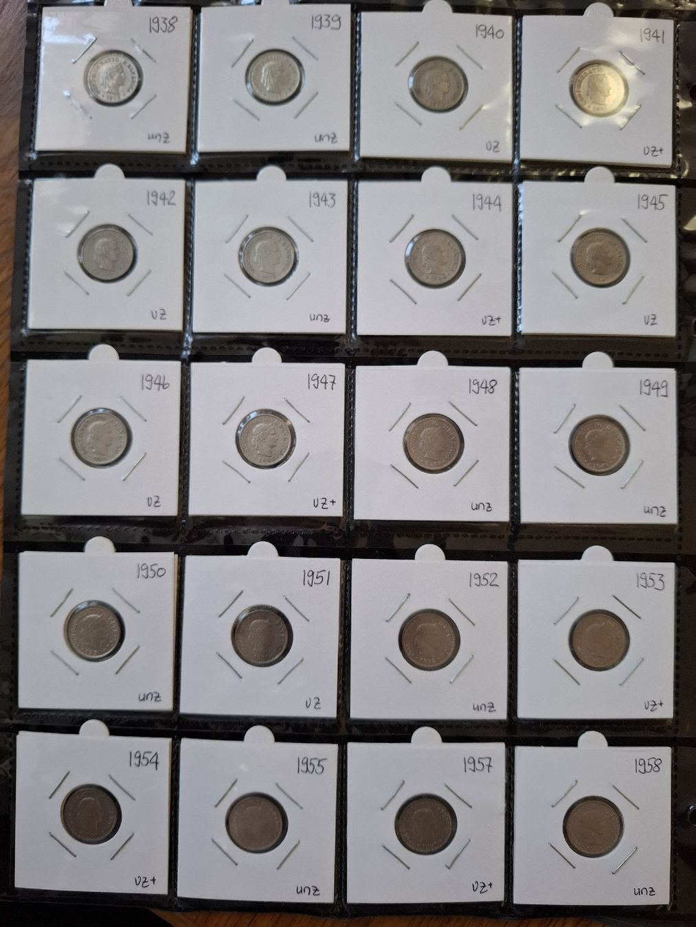 Alle Münzen: 5 Rappen Sammlung nr.40 – Gebraucht aus Hunzenschwil von Hardrock6 3