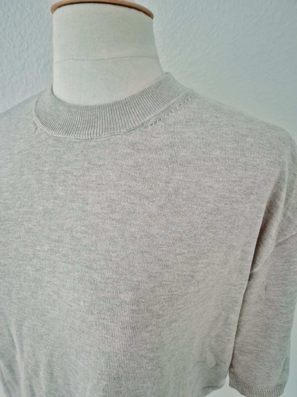 Maglioni & Felpe: SHIRT STRICKSHIRT KURZARM PULLOVER S 36 BEIGE,  TOP ZU JEANS – Nuovo (secondo la descrizione) da Elsau venduto da the-colorful-side 1