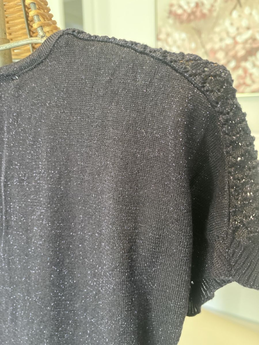 Morgan Pullover & Sweatshirts: Stricktop Morgan, dunkelblau mit Glitzer – Gebraucht aus Solothurn von Bobesch08 4