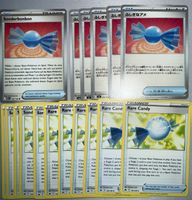 Pokémon Karten Sonderbonbon Rare Candy Set 17 Stück