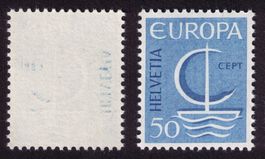 1966_444_EUROPA SEGELBOOT_Abart TEILABKLATSCH ! **