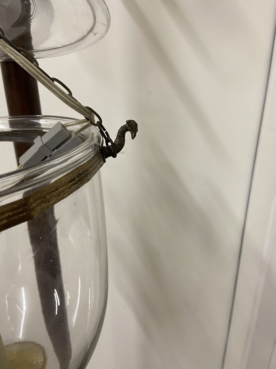 Kronleuchter & Deckenlampen: Antike Kolonial Glas Hängelampe – Gebraucht aus Dietikon von brocki-eyra 1