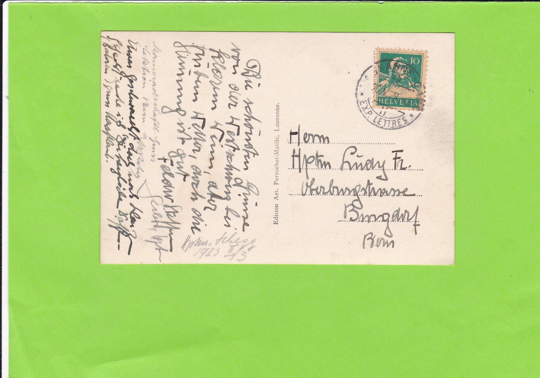 Cartoline postali: Rolle. Le Château – Usato da St. Peterzell venduto da neckertal 1