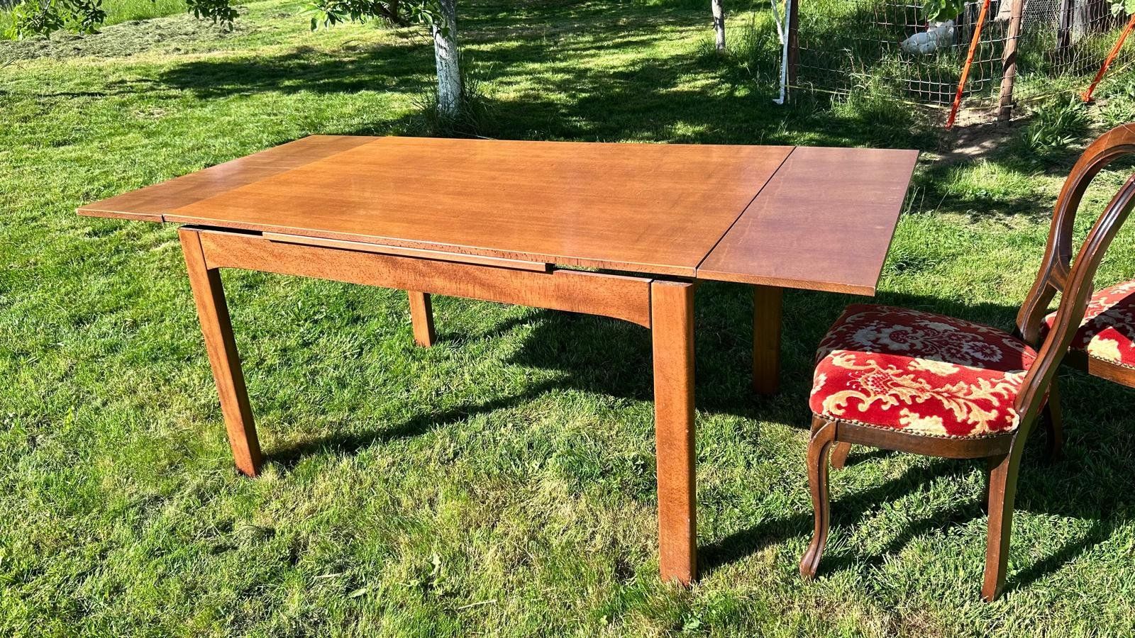 Set di tavolo e panche: Tisch ausziehbar mit 6 Stühlen – Usato da Brünisried venduto da jermann123 5