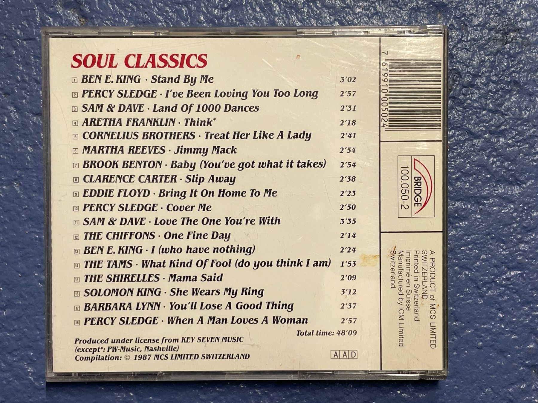 CD: [CD] V/A - Soul Classics (1987) – Usato da Frasnacht venduto da DiskSelection 1