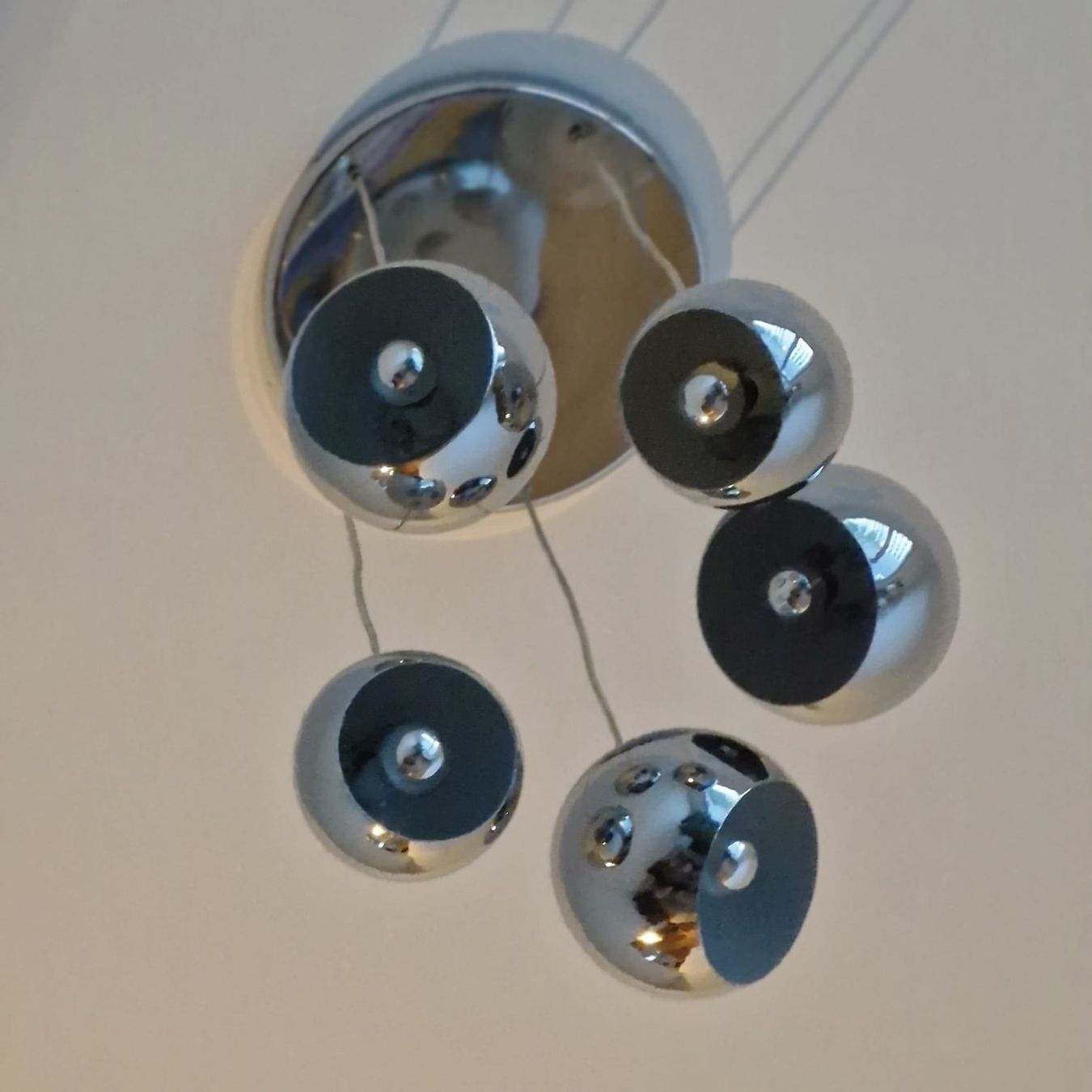 Lampadari & plafoniere: Kaskaden-Pendelleuchte im Space-Age-Design – Usato da Zürich venduto da monikahaefliger 8
