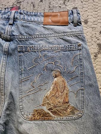 DerSchutze kurze Jeans 