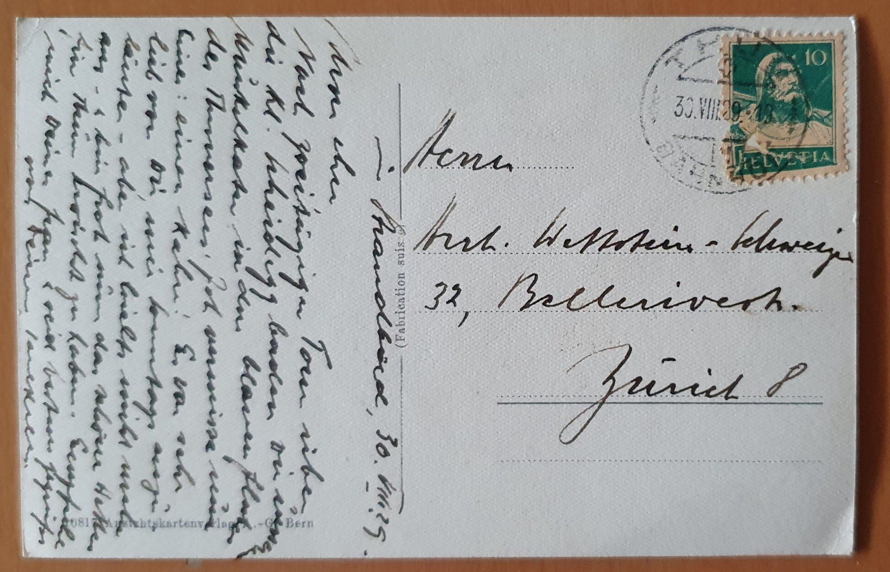 Cartoline postali: Gunten 1929 - Strandbad – Usato da Kreuzlingen venduto da Rschweiz1 1