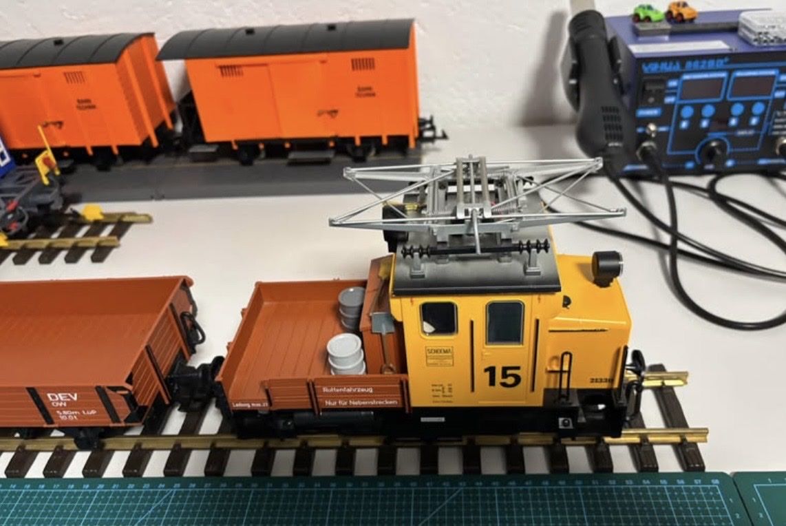 LGB Modellini di ferrovie: LGB 21330 Rottenlok – Usato da Langendorf venduto da Blechfahrzeuge 3