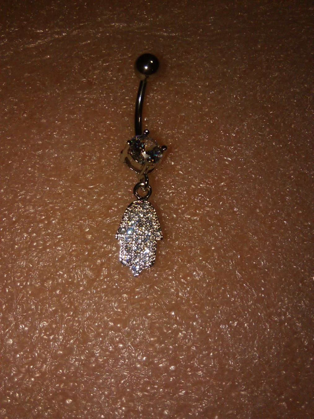 Gioielli per piercing: bauchnabel piercing,,mit echt kristall,,,weiss kristall – Nuovo (secondo la descrizione) da Basel venduto da bijoutrie_4 2