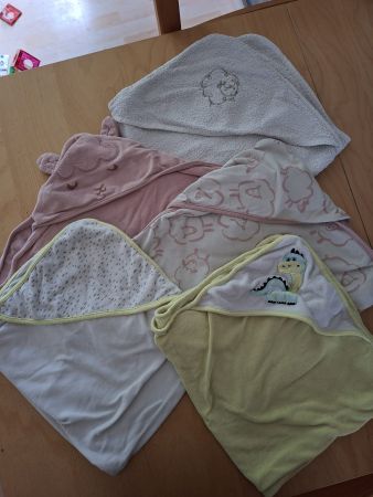 Baby Badetücher mit Kapuze 5 Stück