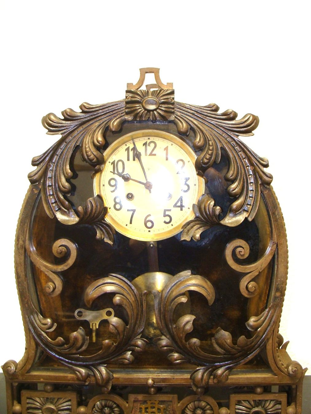 Junghans Orologi da terra & Orologi da parete: KAMINUHR EISEN JUNGHANS PENDULE um 1900 – Usato da Bern venduto da zilicchio 5