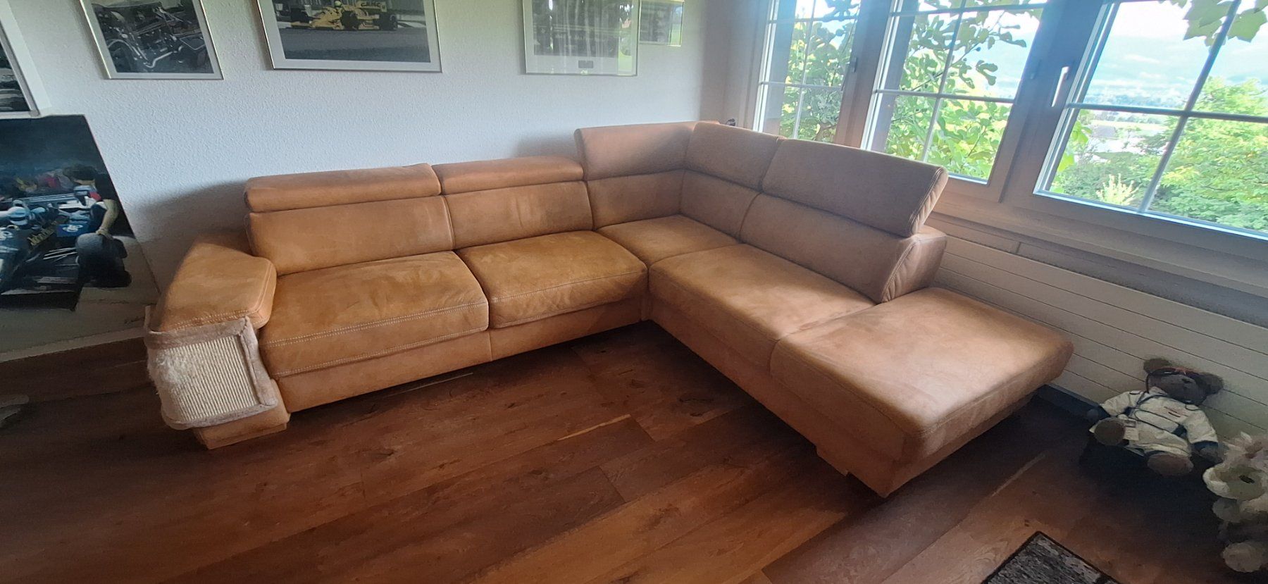 Sofas: Polstergarnitur /Ecksofa  Microfaser  Braun 175cm x 230cm – Gebraucht aus Rebstein von Type25 2