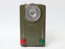 Schweizer Militär Taschenlampe Elves Mendrisio 1966 NOS