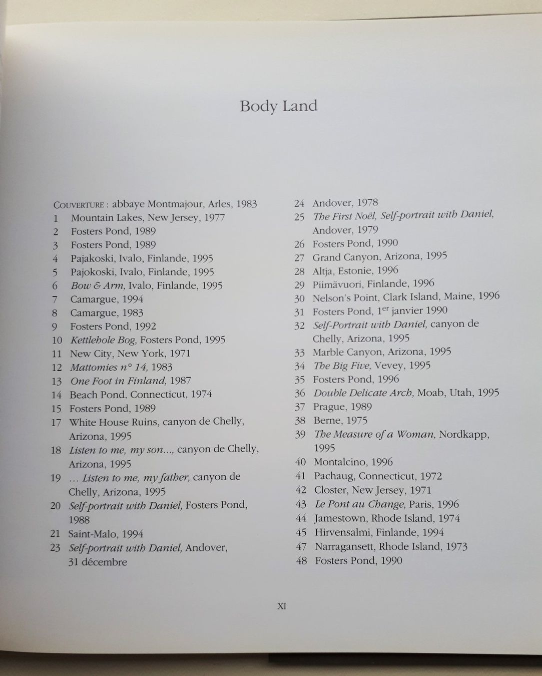 Libri: Arno Rafael Minkkinen - Body Land – Usato da Lausanne venduto da LasloH 1
