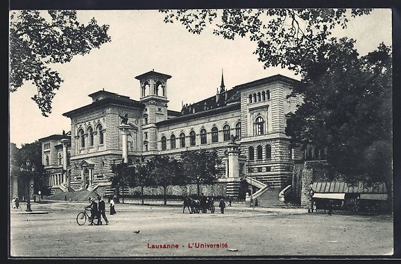 Cartoline postali: AK Lausanne, L'Universit – Usato da Berlin venduto da bartko-reher