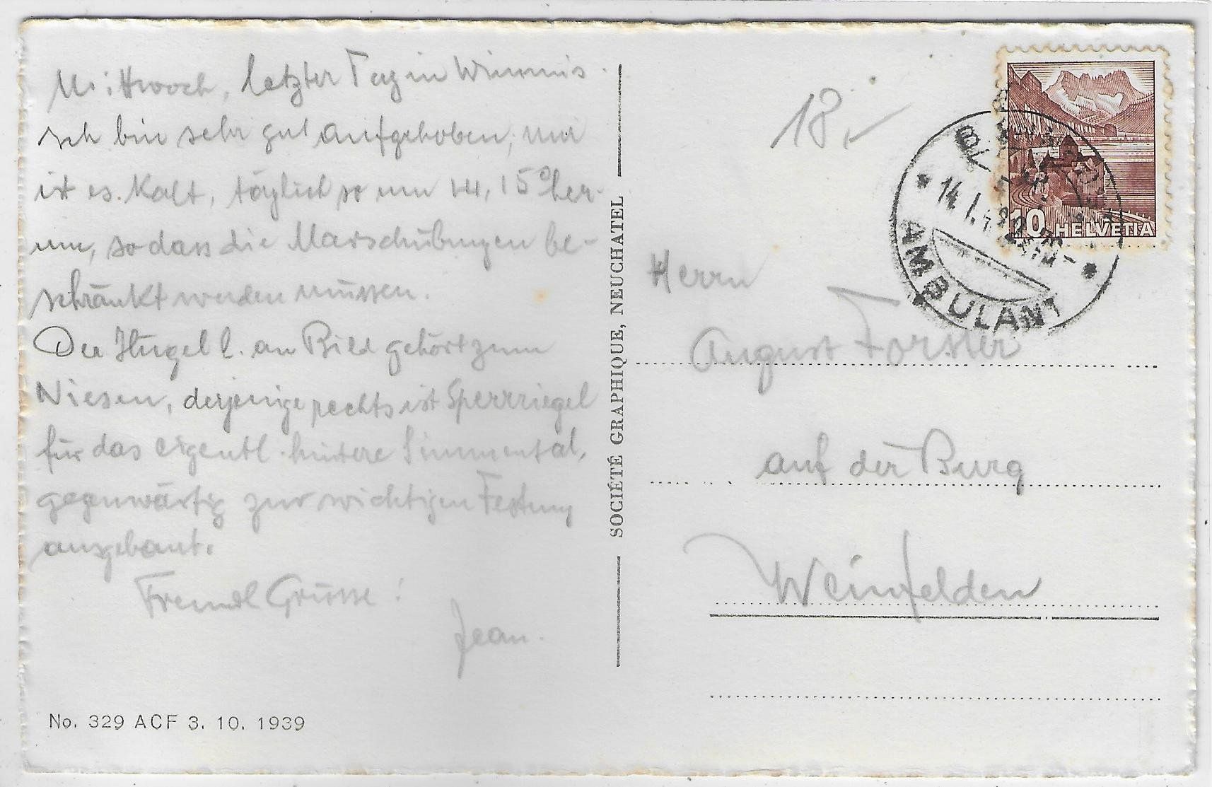 Cartes postales: Wimmis mit Burgfluh – Défectueux à Ettingen par Kartenplanet 1