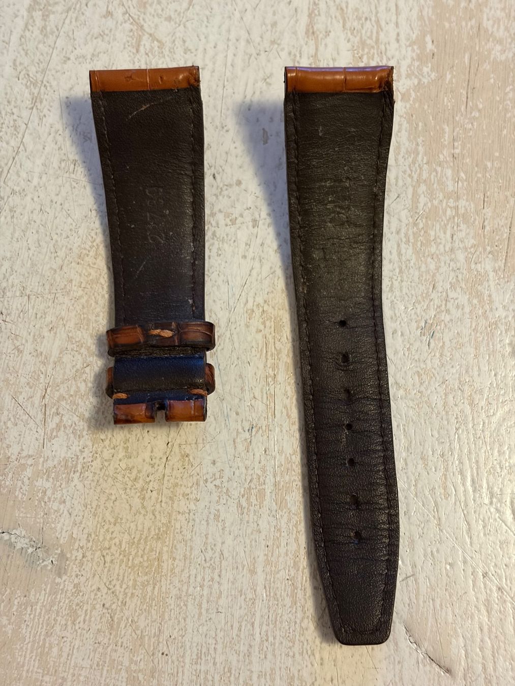 IWC Bracciali & Braccialetti: IWC Krokodil Lederband 21/18mm – Usato da Luzern venduto da SibD 1