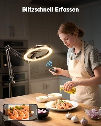 Lampade: Ringlicht Ringleuchte Stativ Overhead Evershop 10 Handy – Nuovo e nell'imballaggio originale da Hundwil venduto da Pakethase 5