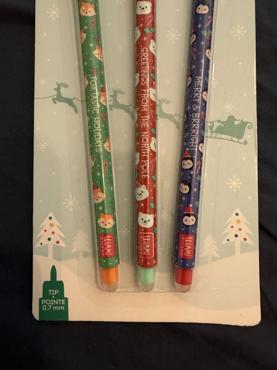 Legami Penna & Evidenziatori: LEGAMI WeihnachtsStifte 2023 Set Gratisvers A-Brief – Nuovo e nell'imballaggio originale da Bern venduto da Blueangel6 2