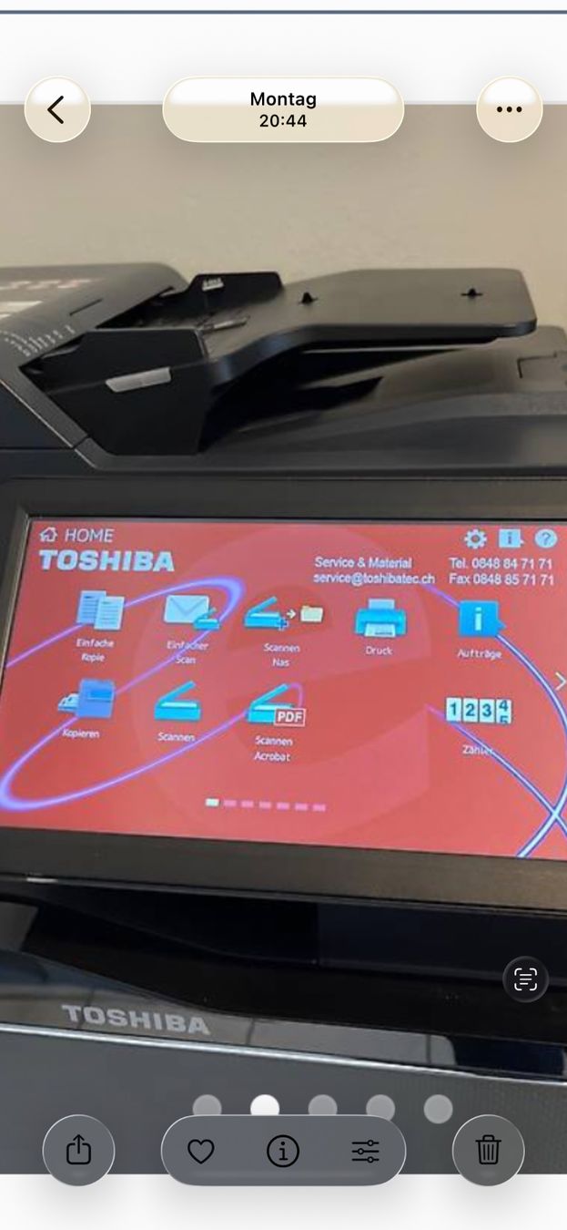 Stampanti: Toshiba Drucker eStudio 330ac Multifunktionsdrucker – Usato da Horgen venduto da Hoppelhase11 1